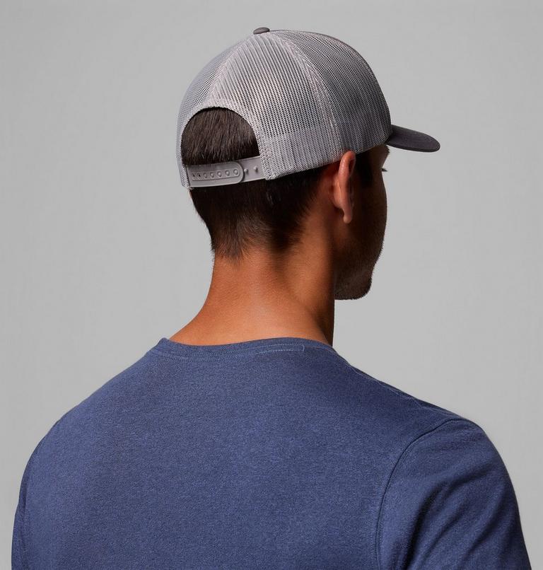 Unisex Columbia Mesh Snap Back Hat, Color: City Grey, Get Hiked, image 4