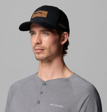 Unisex Columbia Mesh Snap Back Hat, Color: Black, Wild Horses, image 15