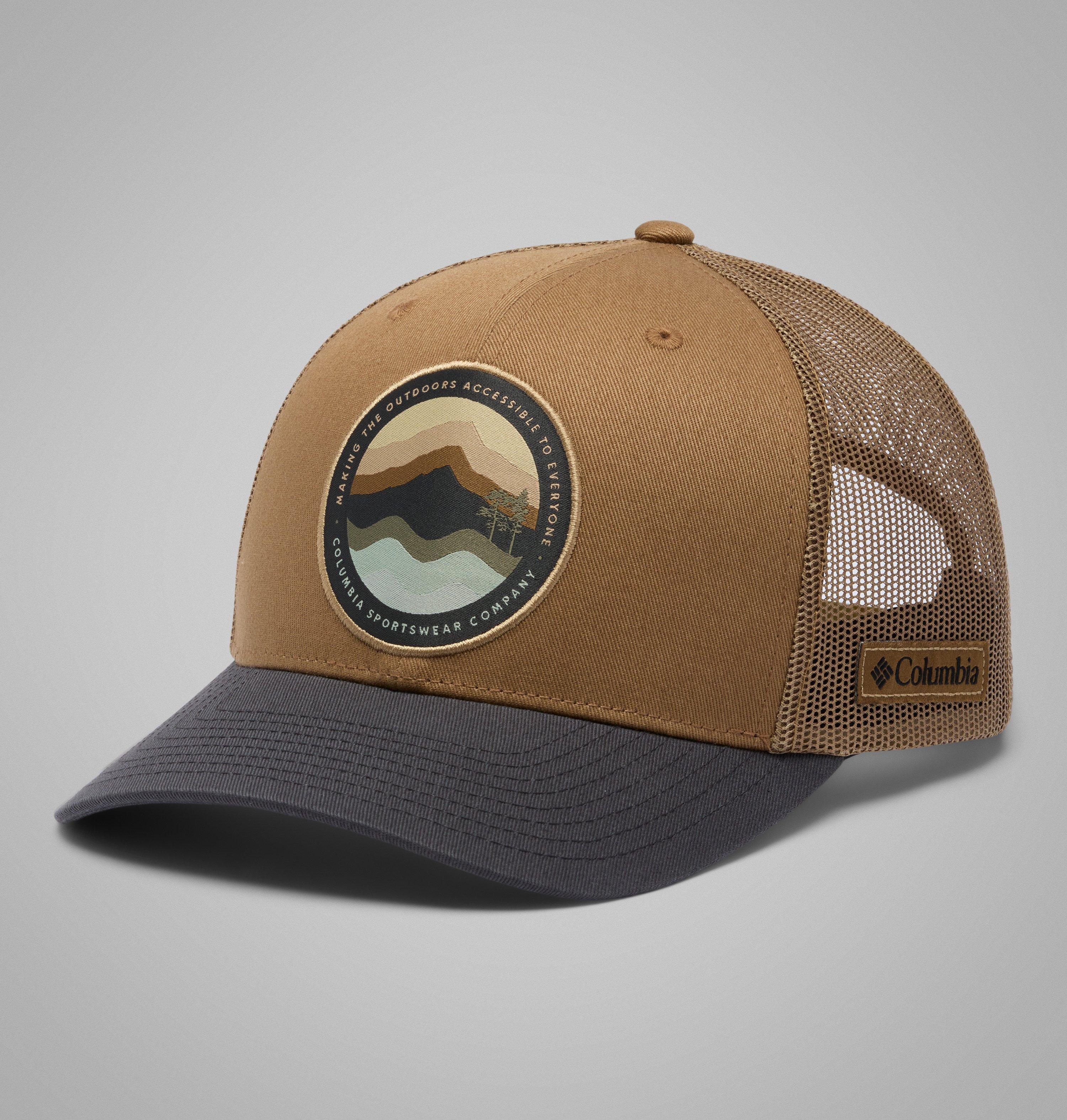 Columbia Sportswear Unisex Brown Columbia Mesh™ Snap Back Hat Small
