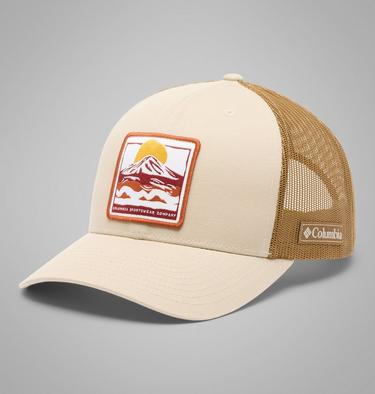 Unisex Columbia Mesh Snap Back Hat, Color: Ancient Fossil, Delta, Rising Sun, image 1