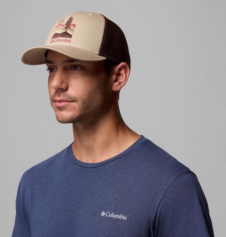 Columbia Mesh Snap Back, Color: Ancient Fossil, Get Hiked, image 3