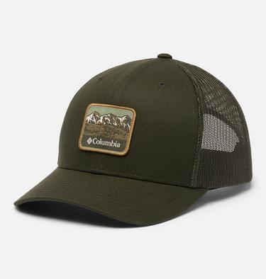 Unisex Columbia Mesh Snap Back Hat, Color: Greenscape, Sisters, image 15