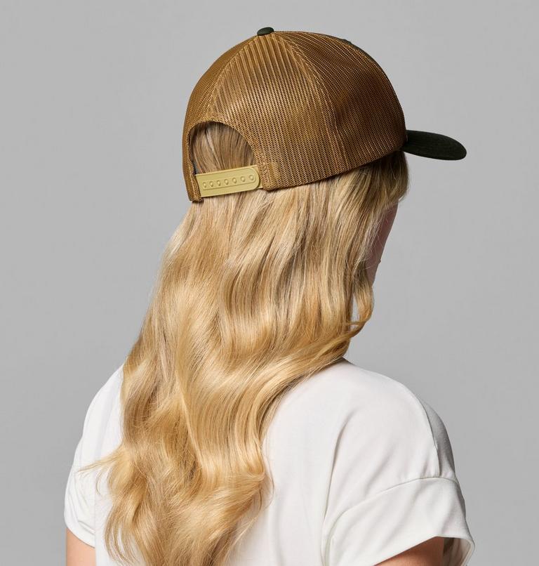Columbia Mesh Snap Back, Color: Greenscape, Delta, Work Badge, image 6