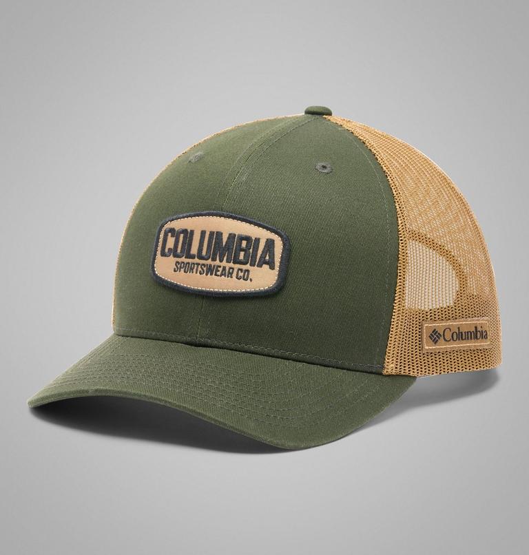 Columbia Mesh Snap Back, Color: Greenscape, Delta, Work Badge, image 1