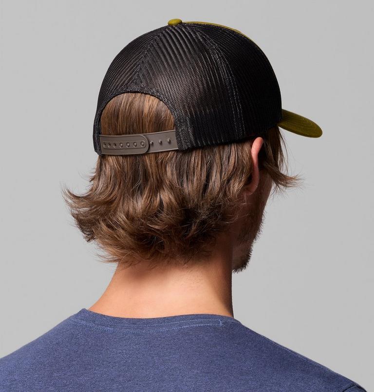 Unisex Columbia Mesh Snap Back Hat, Color: Mossy Green, PNW Bear, image 4