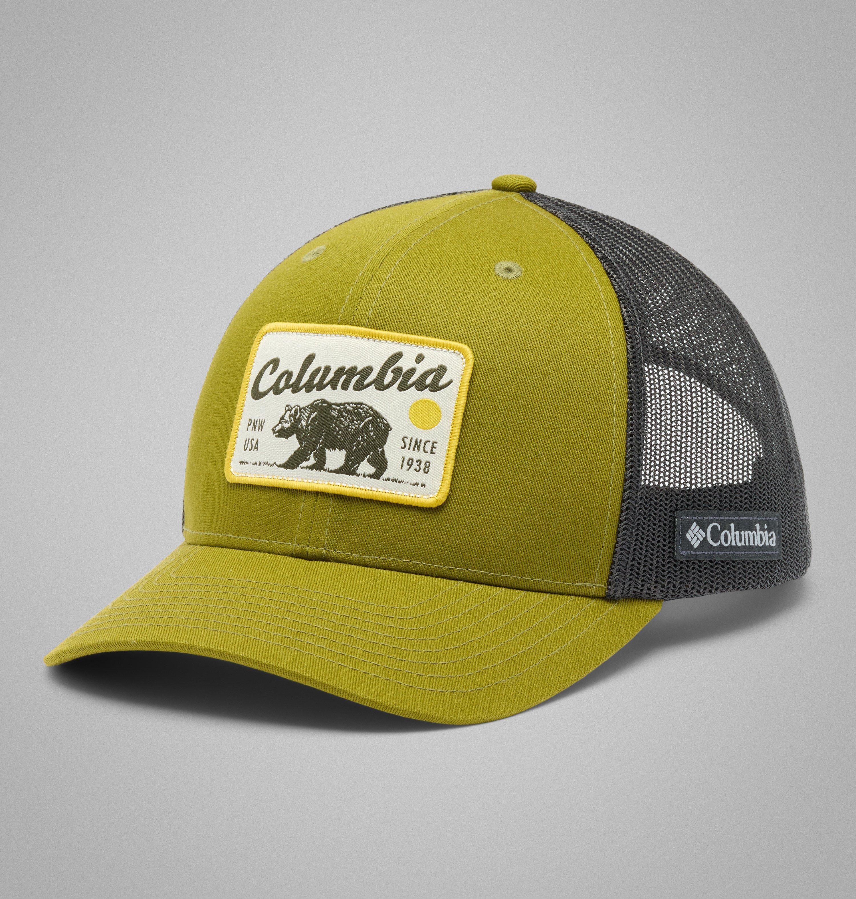 Columbia Sportswear Unisex Green Columbia Mesh™ Snap Back Hat Small
