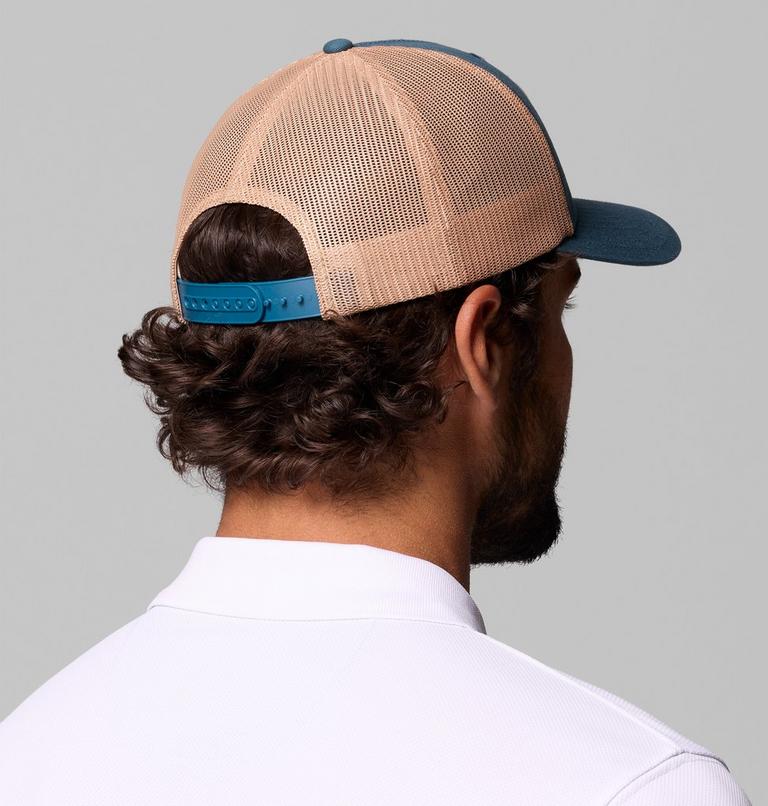 Unisex Columbia Mesh Snap Back Hat, Color: Everblue, PNW Bear, image 4