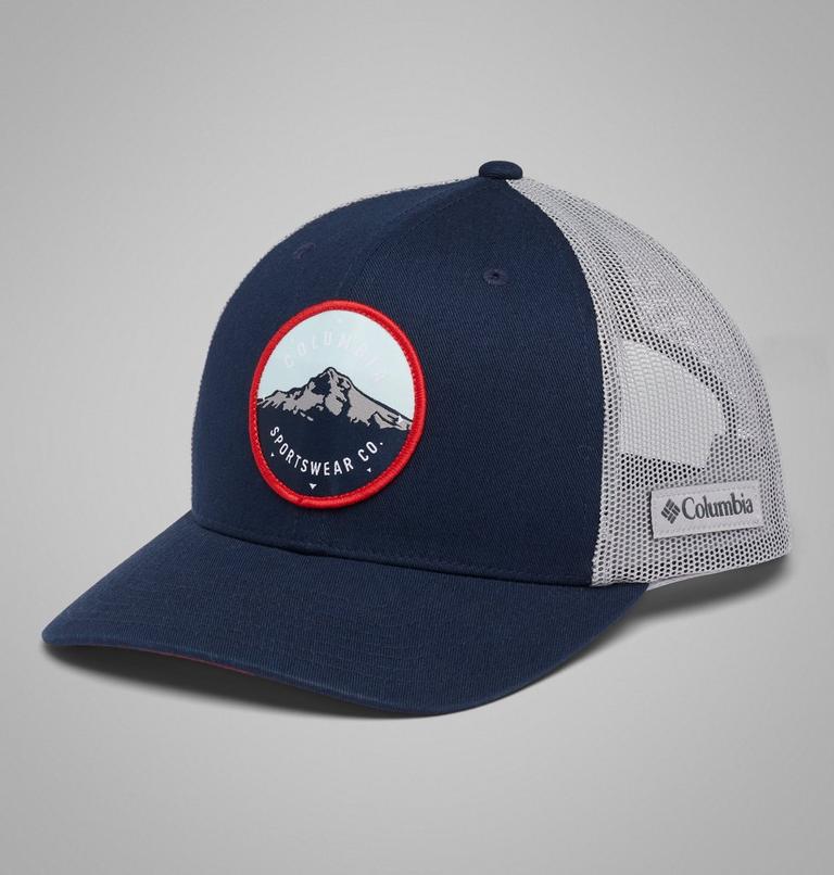 Unisex Columbia Mesh Snap Back Hat, Color: Coll Navy, Columbia Grey, Mt Hood Circle, image 1