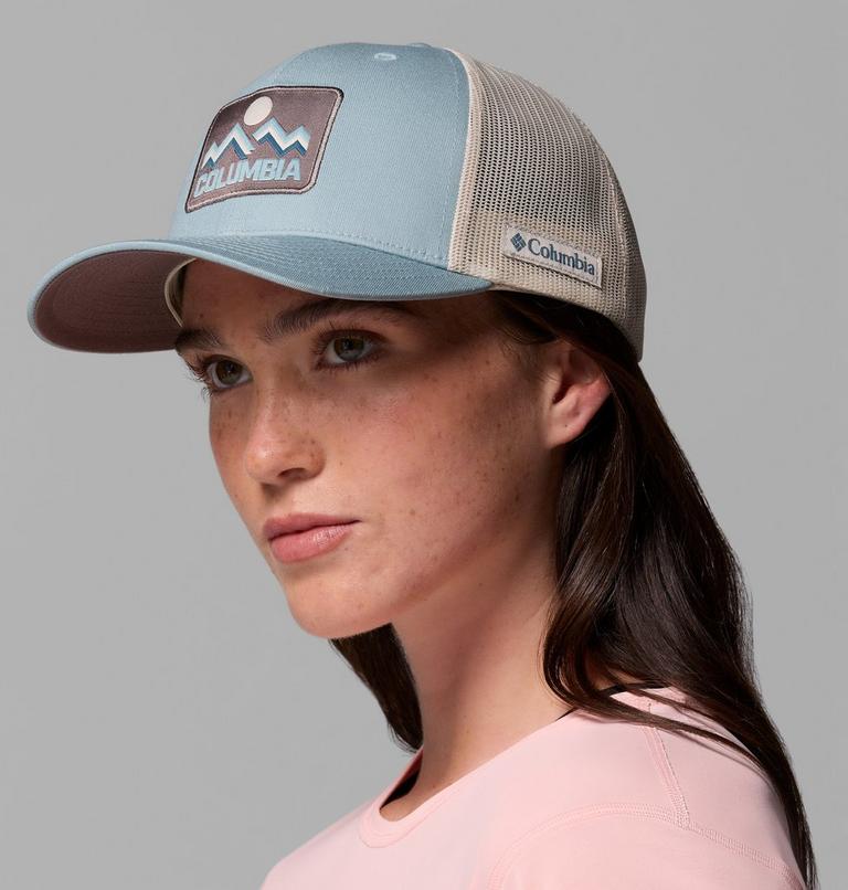 Unisex Columbia Mesh Snap Back Hat, Color: Crushed Blue, Iron, Columbia Mountains, image 5