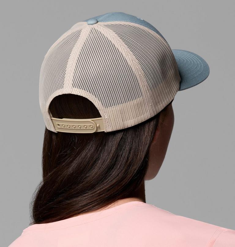 Unisex Columbia Mesh Snap Back Hat, Color: Crushed Blue, Iron, Columbia Mountains, image 6