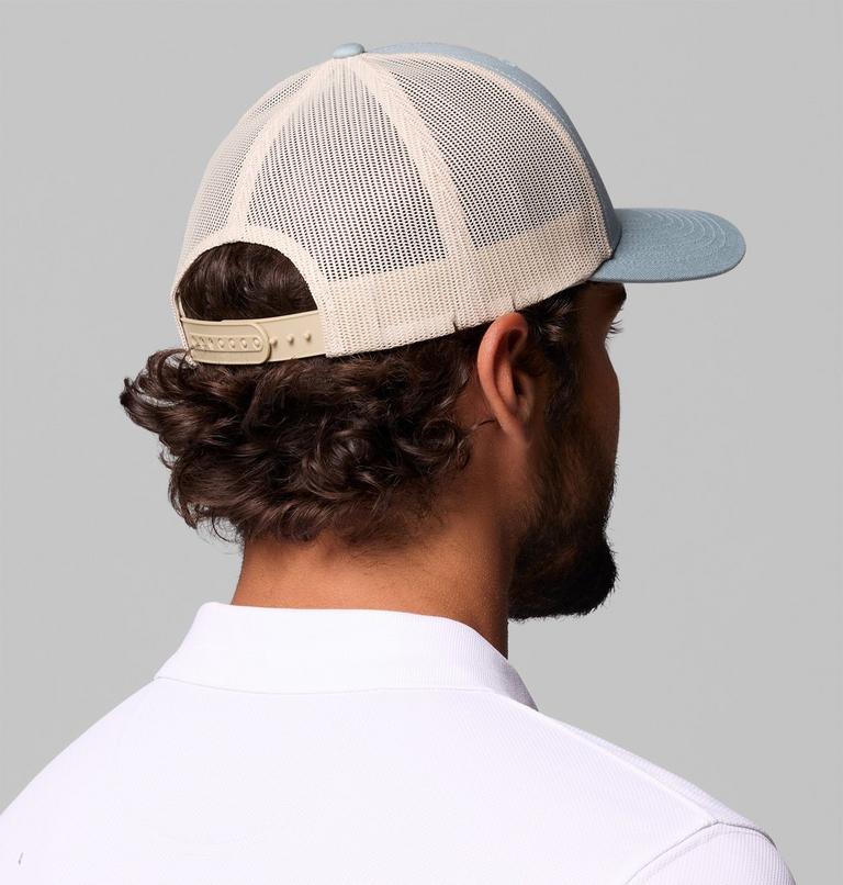 Unisex Columbia Mesh Snap Back Hat, Color: Crushed Blue, Iron, Columbia Mountains, image 4