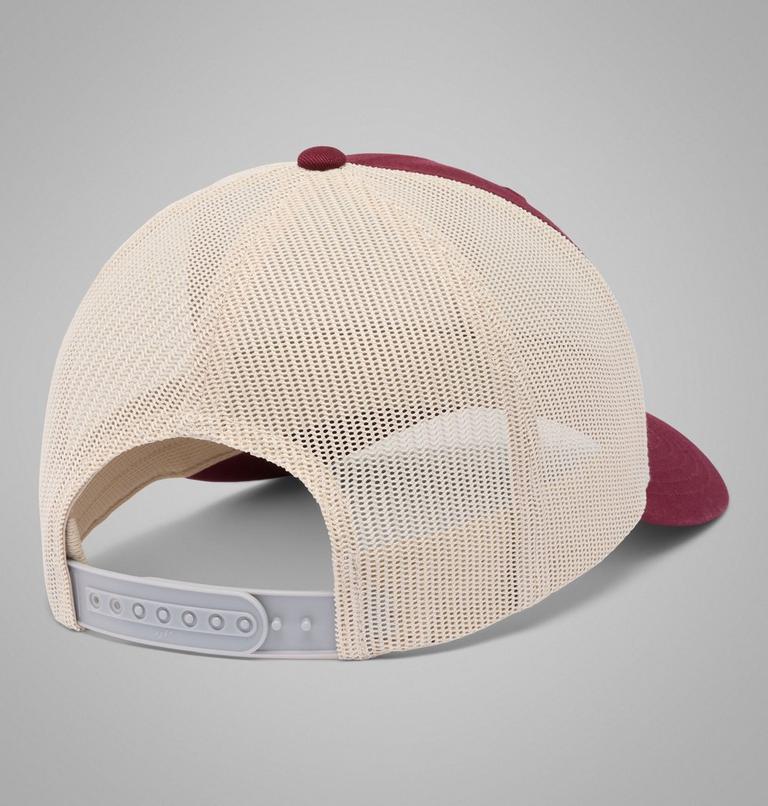 Unisex Columbia Mesh Snap Back Hat, Color: Rich Wine, Circular Landscape, image 2