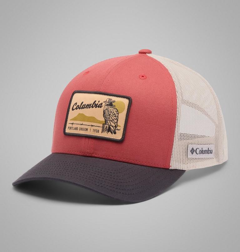 Unisex Columbia Mesh Snap Back Hat, Color: Washed Red, Shark, Dark Stone, Iron, image 1