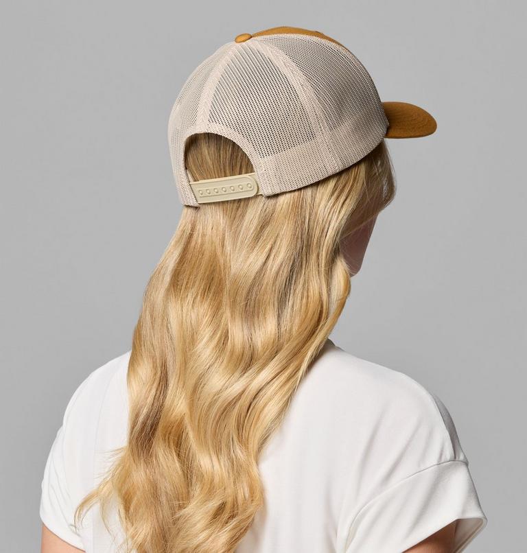 Columbia Mesh Snap Back, Color: Maple Sugar, Ancient Fossil, Work Badge, image 6