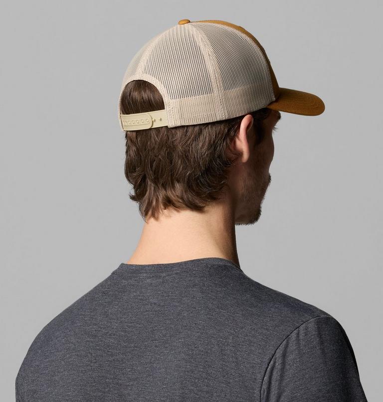 Columbia Mesh Snap Back, Color: Maple Sugar, Ancient Fossil, Work Badge, image 4