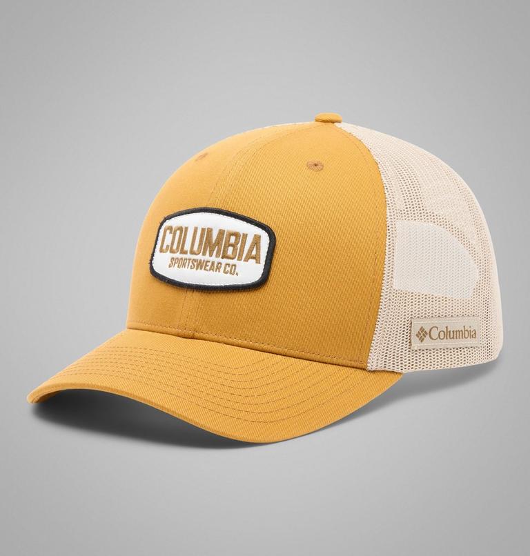 Columbia Mesh Snap Back, Color: Maple Sugar, Ancient Fossil, Work Badge, image 1