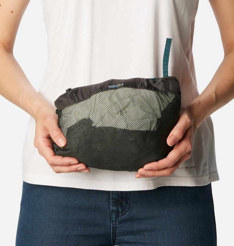 Women's Pouration Rain Jacket, Color: Night Wave, image 9