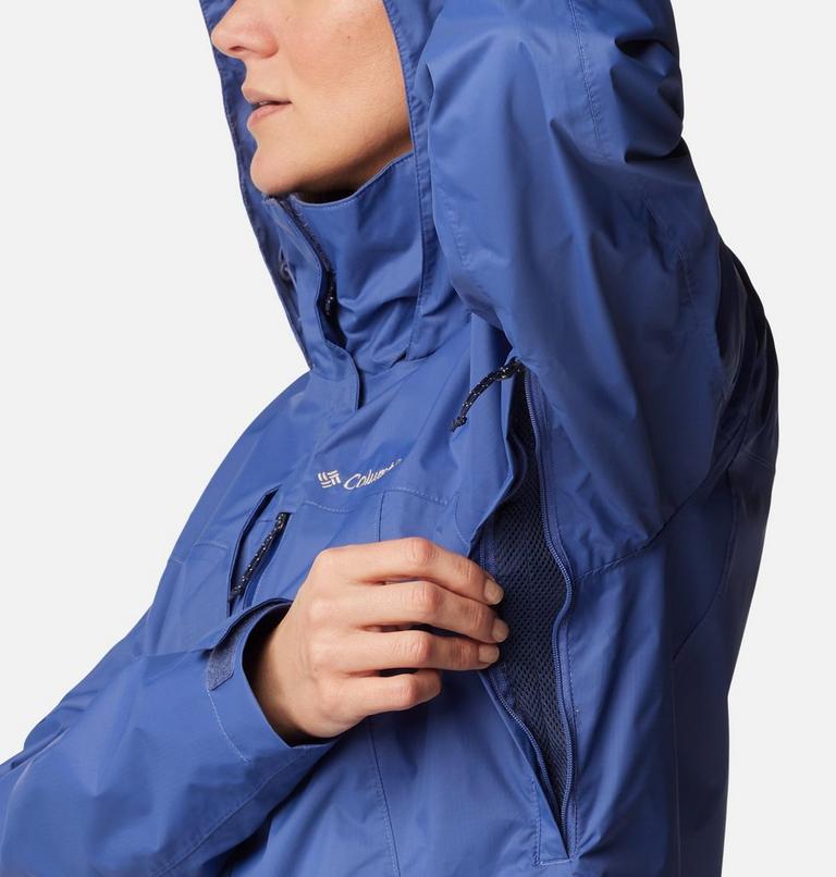 Women's Pouration Waterproof Jacket, Color: Eve, image 6