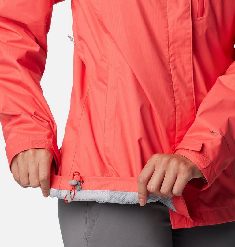 Women's Pouration Waterproof Jacket, Color: Juicy, image 8