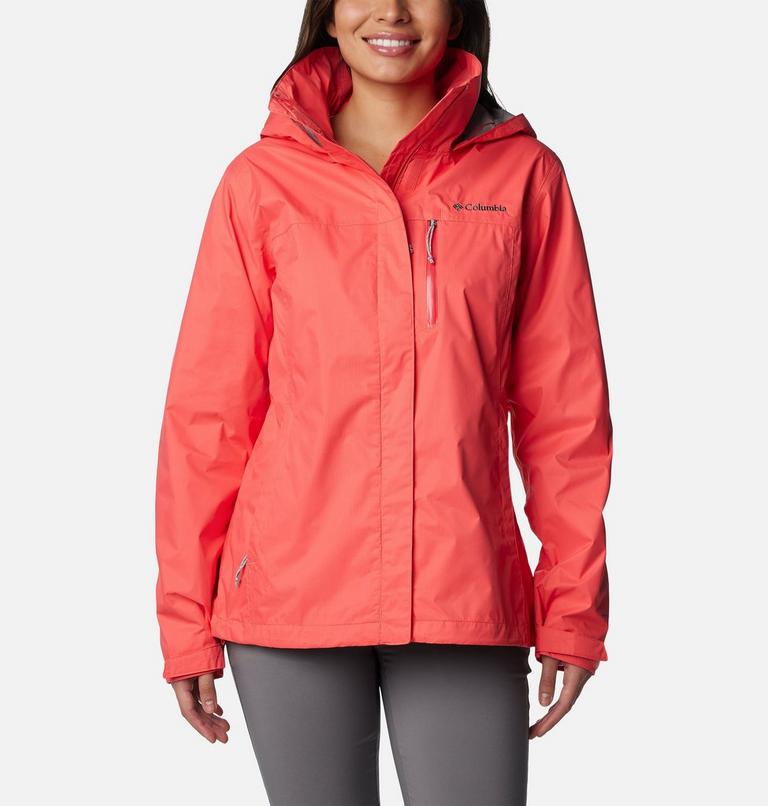 Women's Pouration Waterproof Jacket, Color: Juicy, image 1