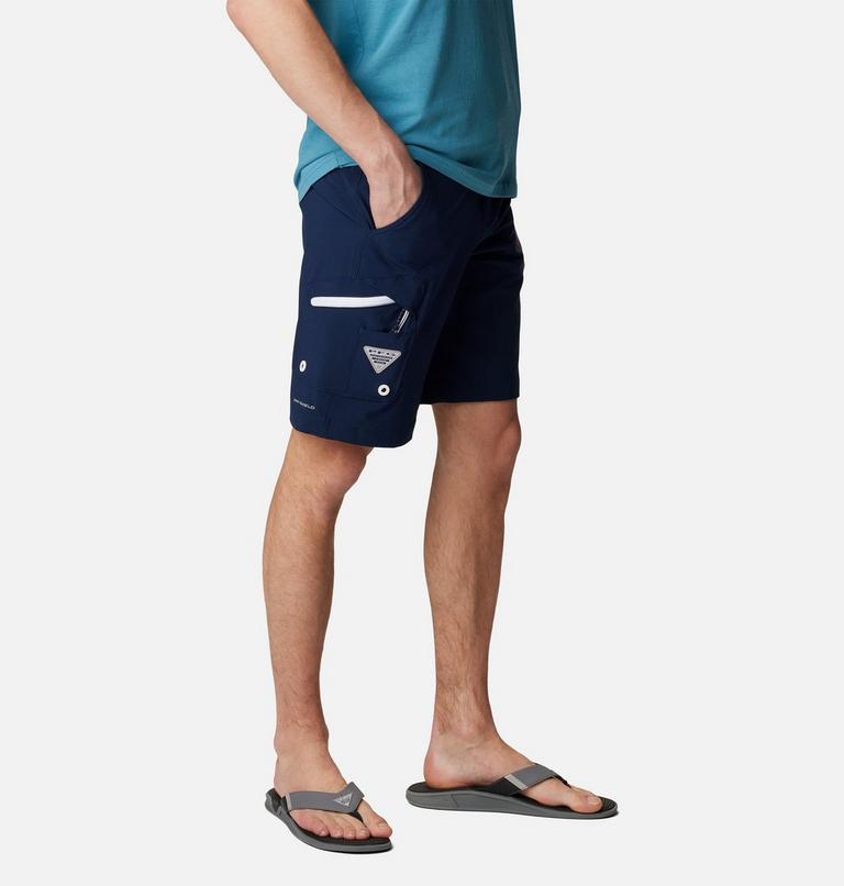 Men's Terminal Tackle Shorts, Color: Collegiate Navy, White, image 3