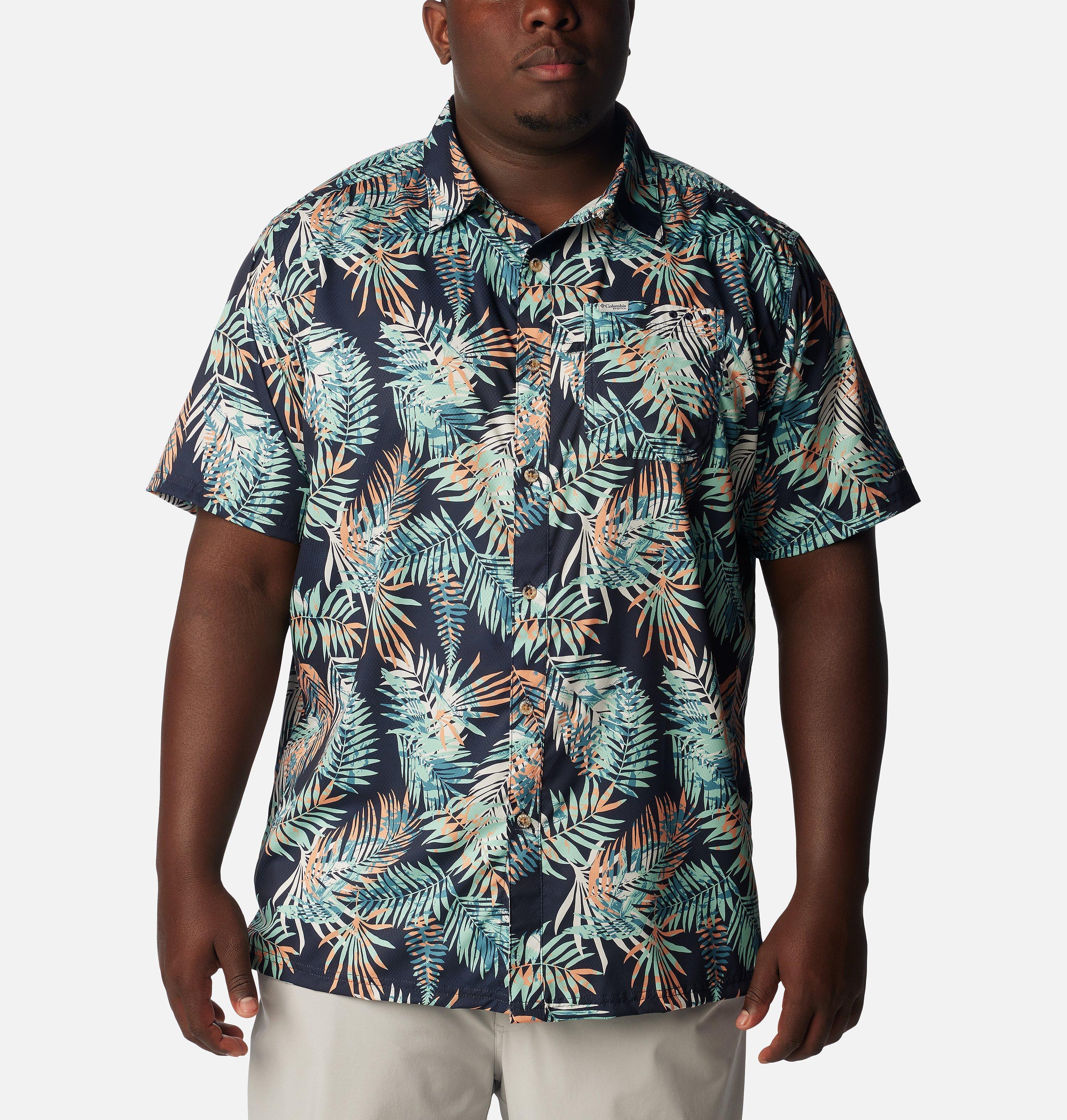 Men's PFG Super Slack Tide Camp Shirt – Big | Columbia