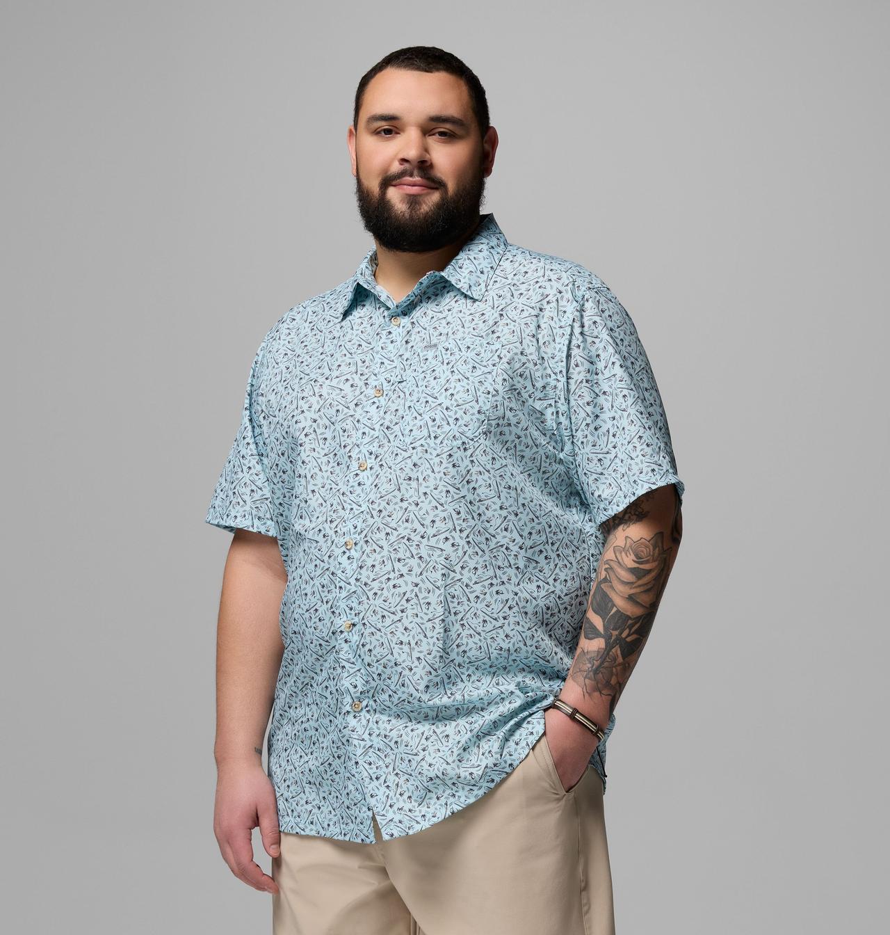 Men's PFG Super Slack Tide™ Camp Shirt – Big | 517 | 3X 4