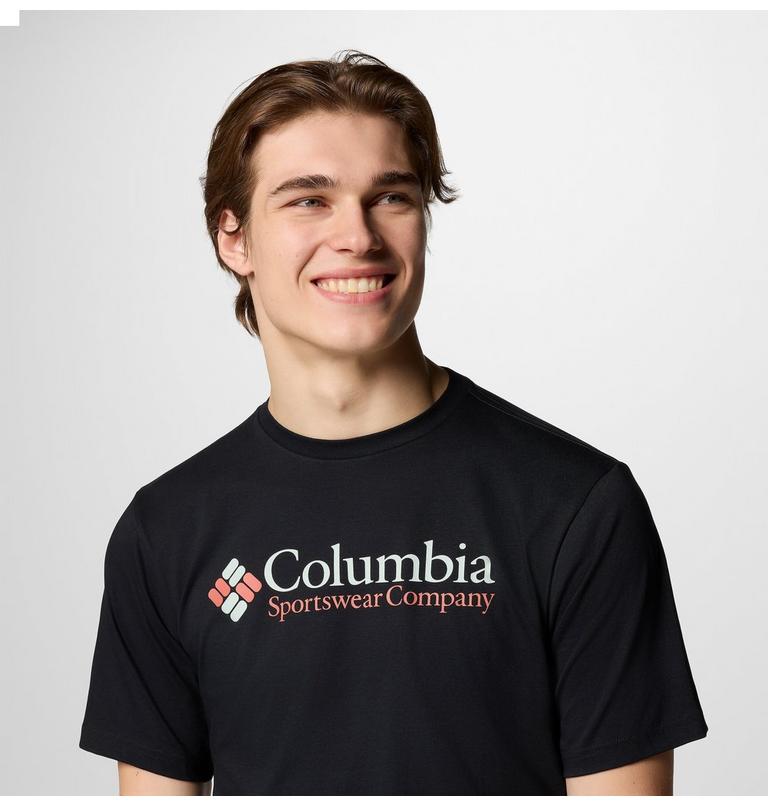 Men’s CSC Basic Logo T-Shirt, Color: Black, CSC Retro Logo, image 4