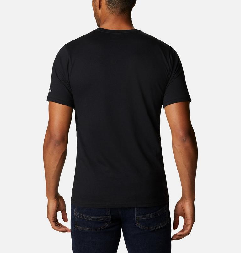 Men’s CSC Basic Logo T-Shirt, Color: Black, CSC Brand Retro Printfill, image 2