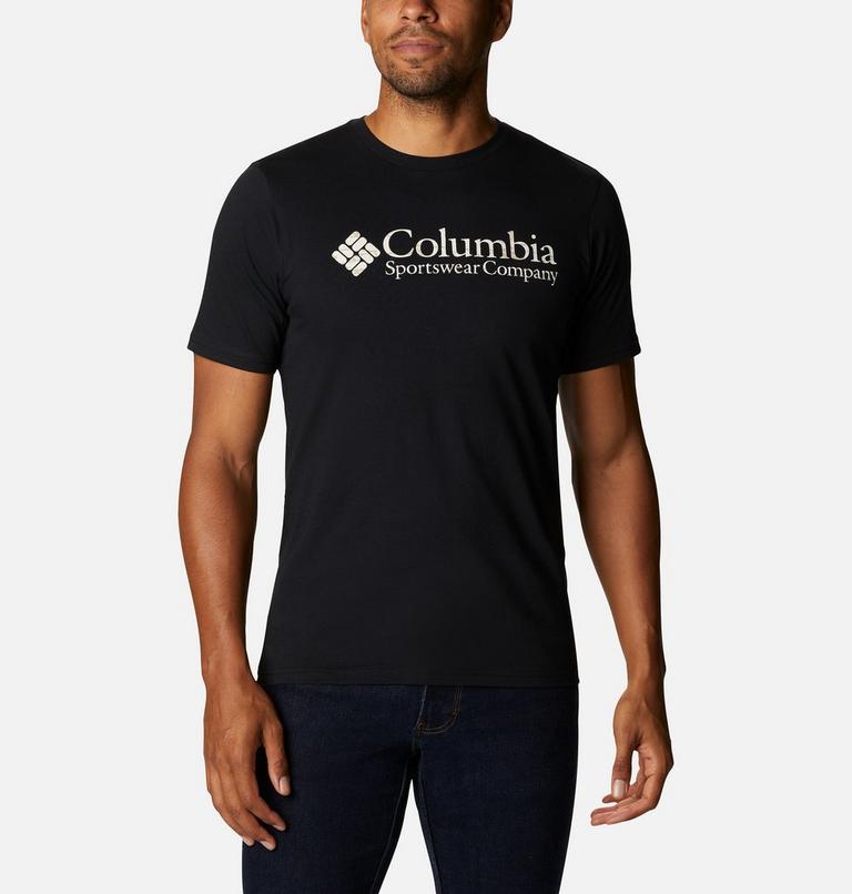 Men’s CSC Basic Logo T-Shirt, Color: Black, CSC Brand Retro Printfill, image 1