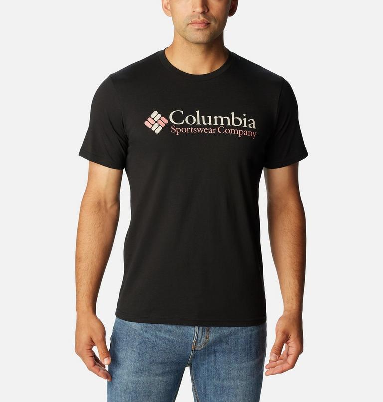 Men’s CSC Basic Logo T-Shirt, Color: Black, CSC Retro Logo, image 1