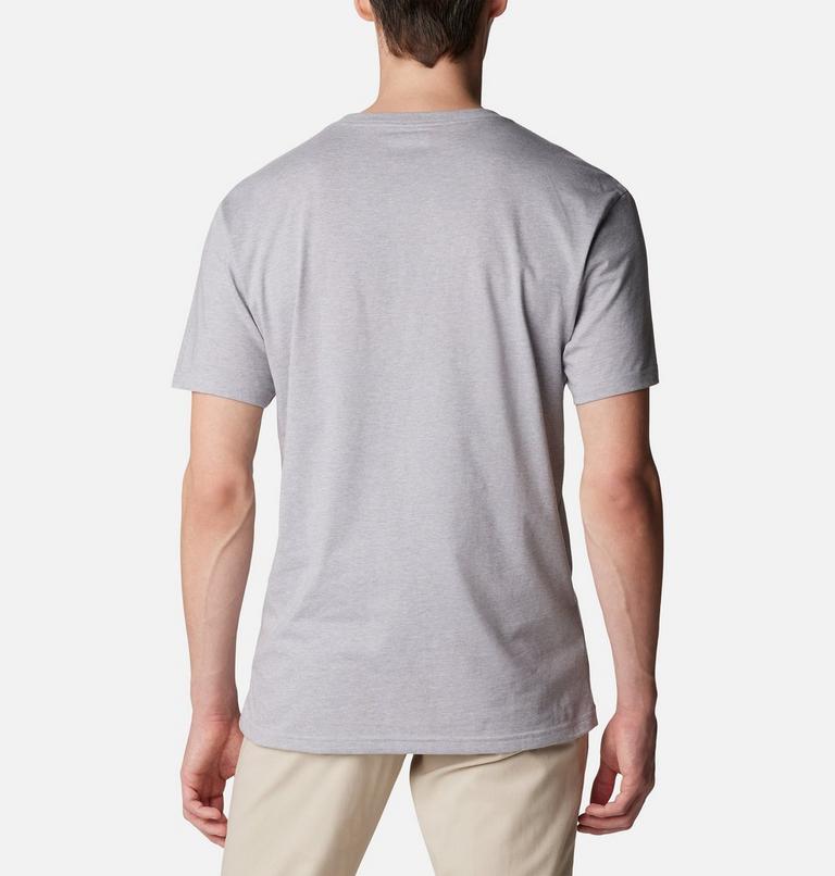 Men’s CSC Basic Logo T-Shirt, Color: Columbia Grey Heather, CSC Retro Logo, image 2