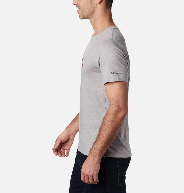 Camiseta CSC Basic Logo para hombre, Color: Columbia Grey Heather, image 3