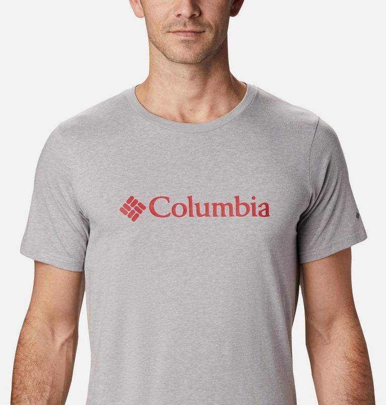 Camiseta CSC Basic Logo para hombre, Color: Columbia Grey Heather, image 4