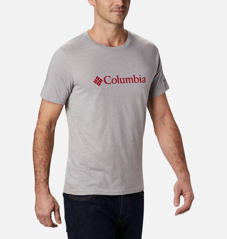 Camiseta CSC Basic Logo para hombre, Color: Columbia Grey Heather, image 5