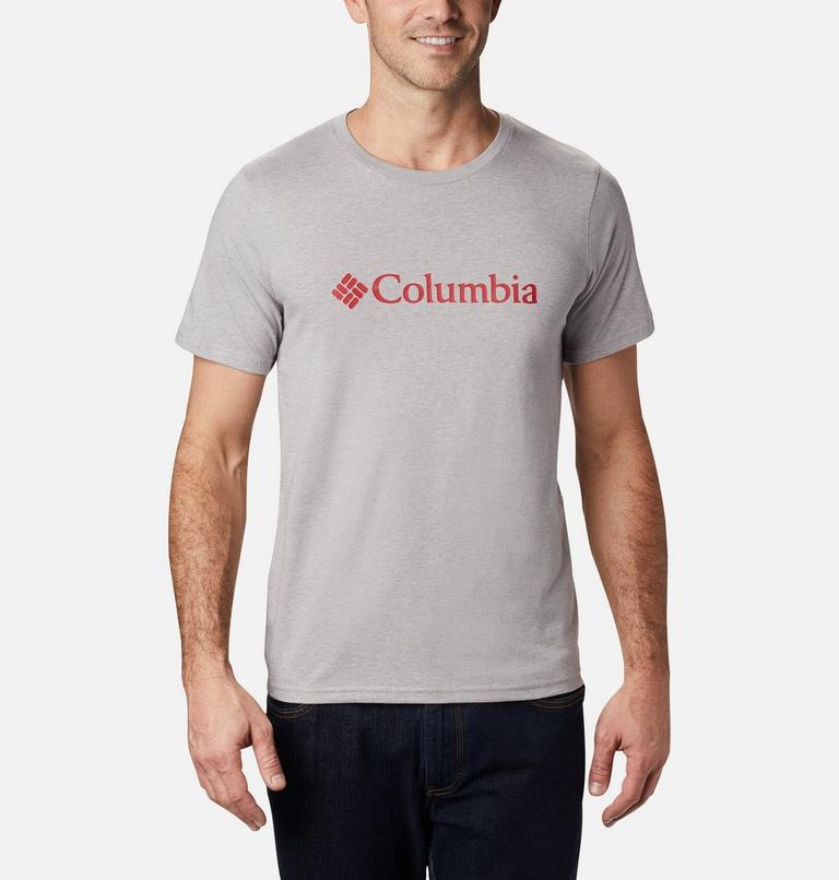 Camiseta CSC Basic Logo para hombre, Color: Columbia Grey Heather, image 1