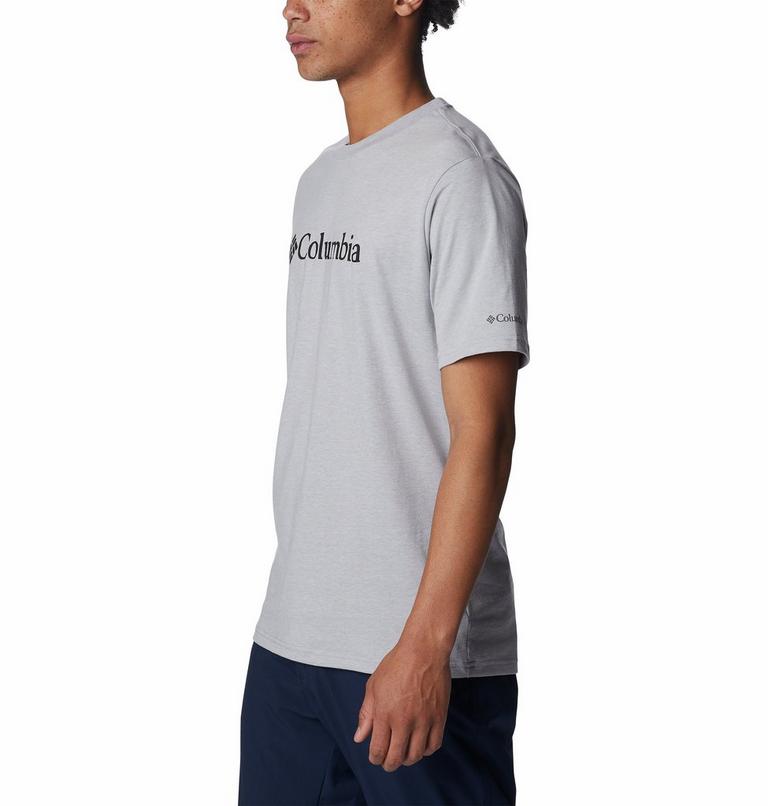 Męska koszulka CSC Basic Logo, Color: Columbia Grey Heather, image 3