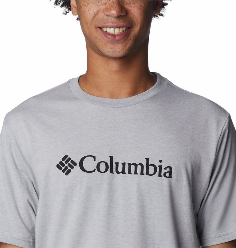 Męska koszulka CSC Basic Logo, Color: Columbia Grey Heather, image 4