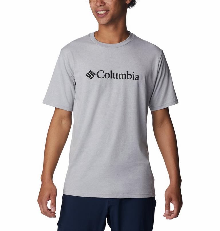 Męska koszulka CSC Basic Logo, Color: Columbia Grey Heather, image 1