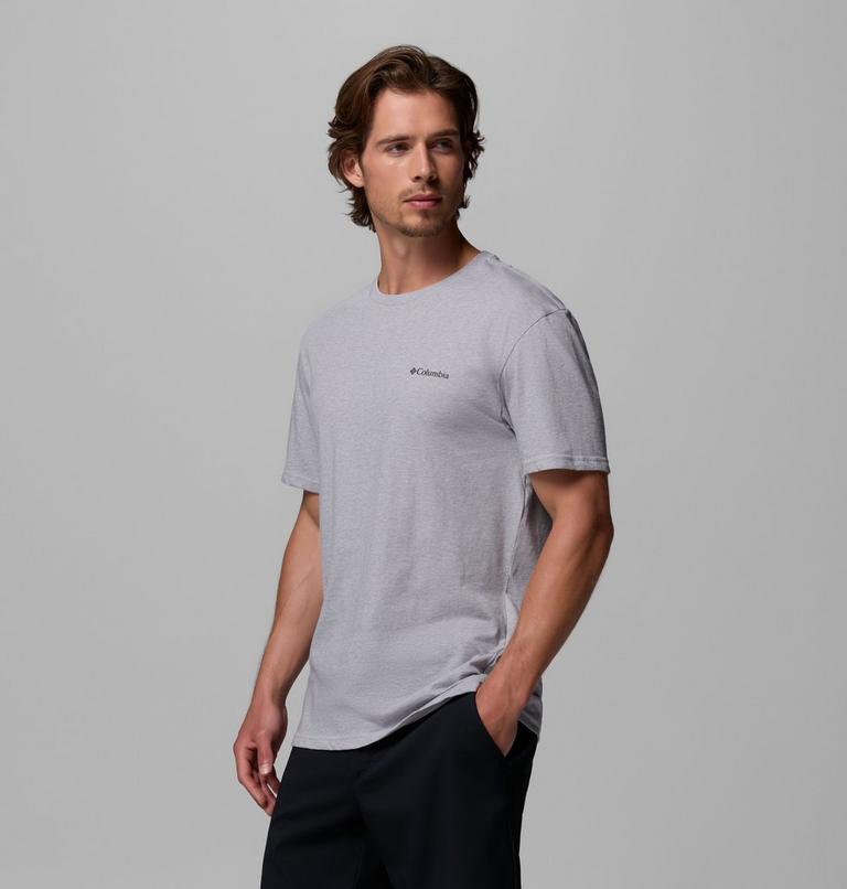Men’s CSC Basic Logo T-Shirt, Color: Columbia Grey Hthr, LC CSC Branded Grx, image 4