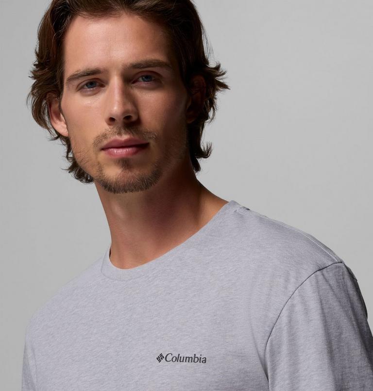 Men’s CSC Basic Logo T-Shirt, Color: Columbia Grey Hthr, LC CSC Branded Grx, image 5