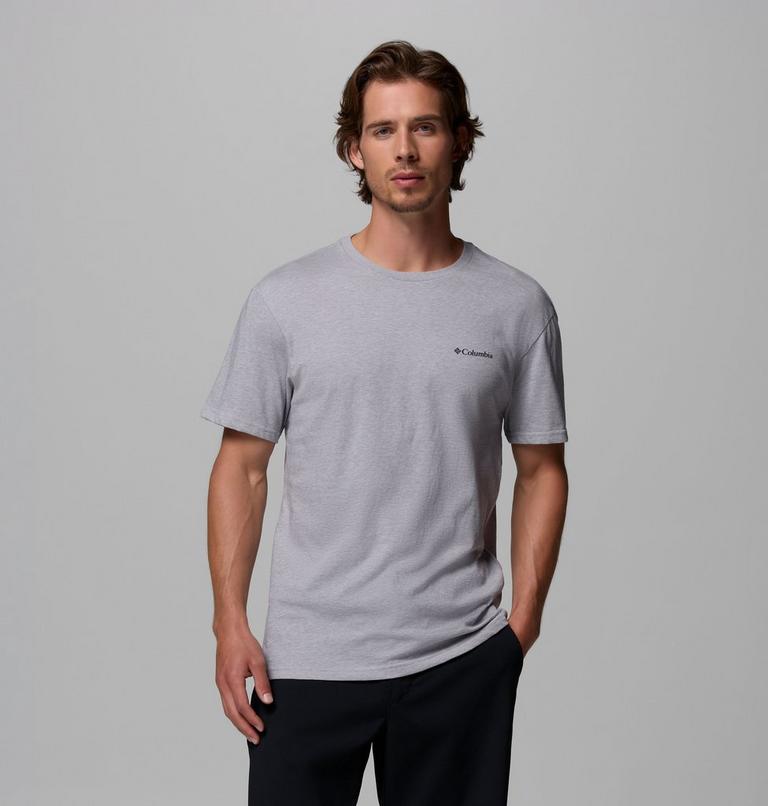 Men’s CSC Basic Logo T-Shirt, Color: Columbia Grey Hthr, LC CSC Branded Grx, image 1
