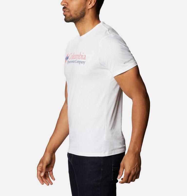Men’s CSC Basic Logo T-Shirt, Color: White, CSC Brand Retro, image 3