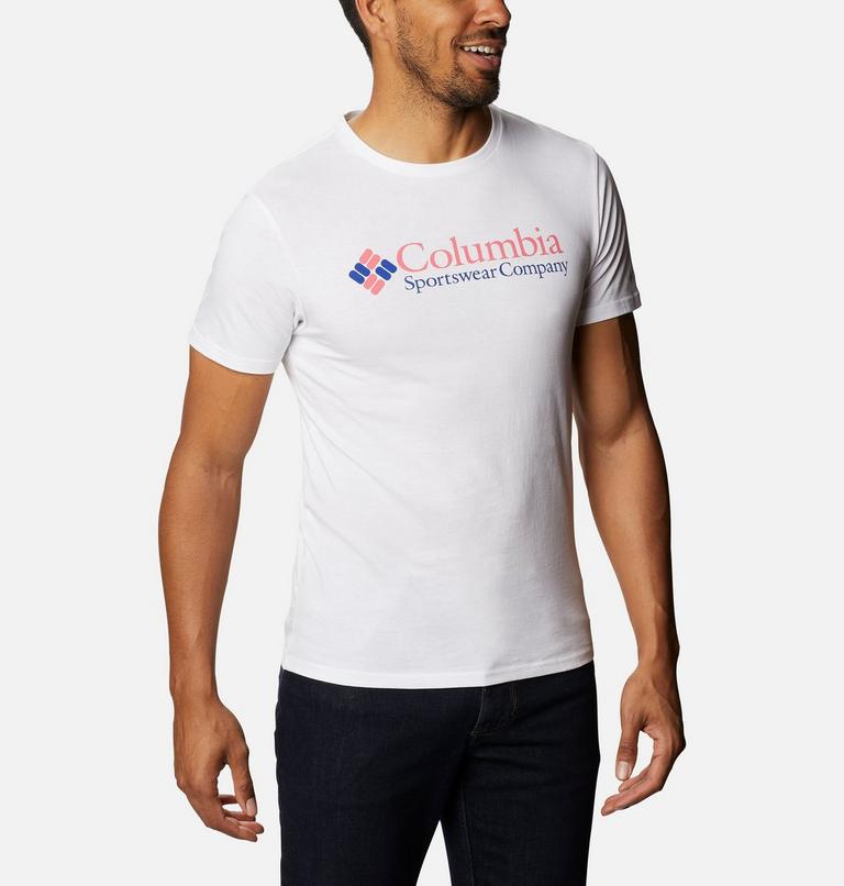 Men’s CSC Basic Logo T-Shirt, Color: White, CSC Brand Retro, image 5