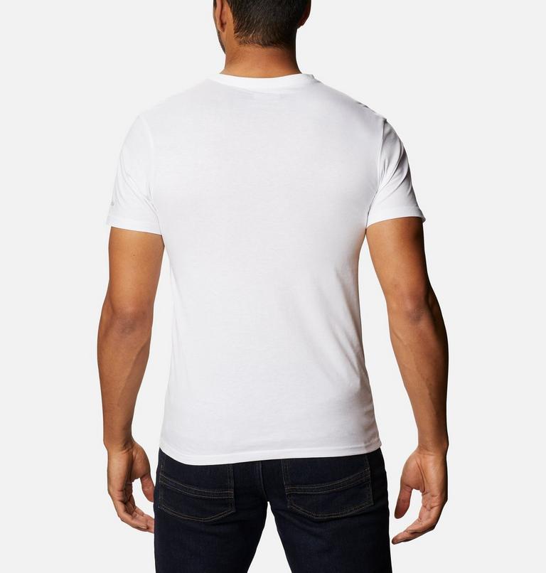 Men’s CSC Basic Logo T-Shirt, Color: White, CSC Brand Retro, image 2