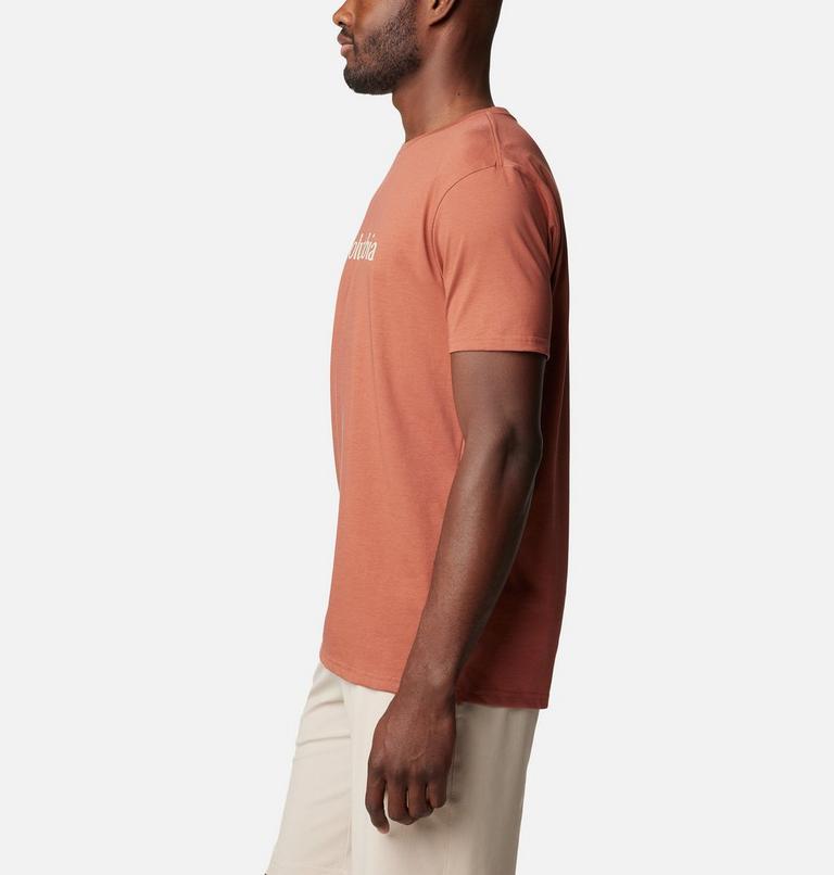 Men’s CSC Basic Logo T-Shirt, Color: Auburn, Dark Stone CSC Branded, image 3
