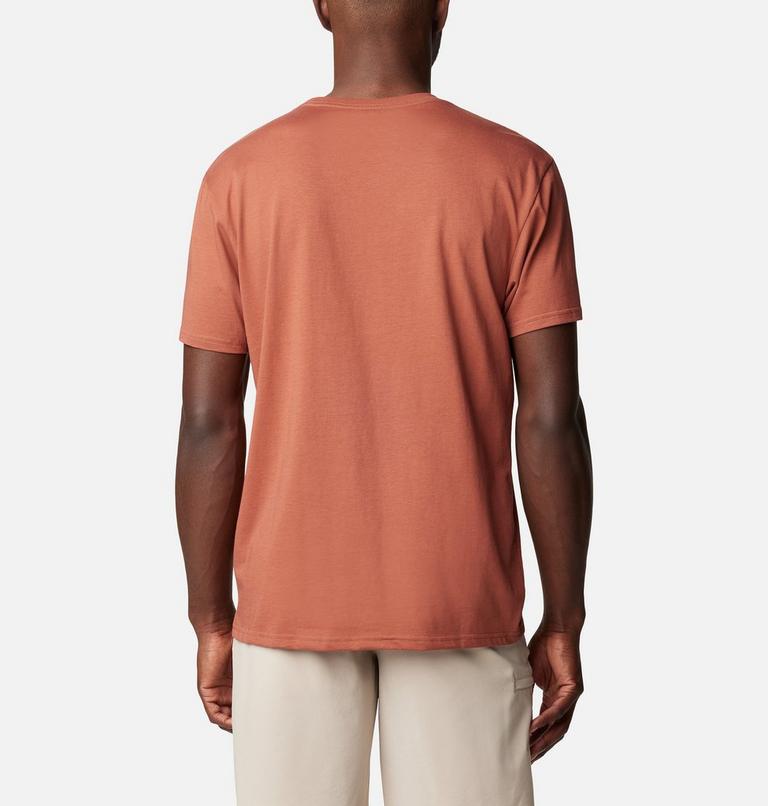 Men’s CSC Basic Logo T-Shirt, Color: Auburn, Dark Stone CSC Branded, image 2