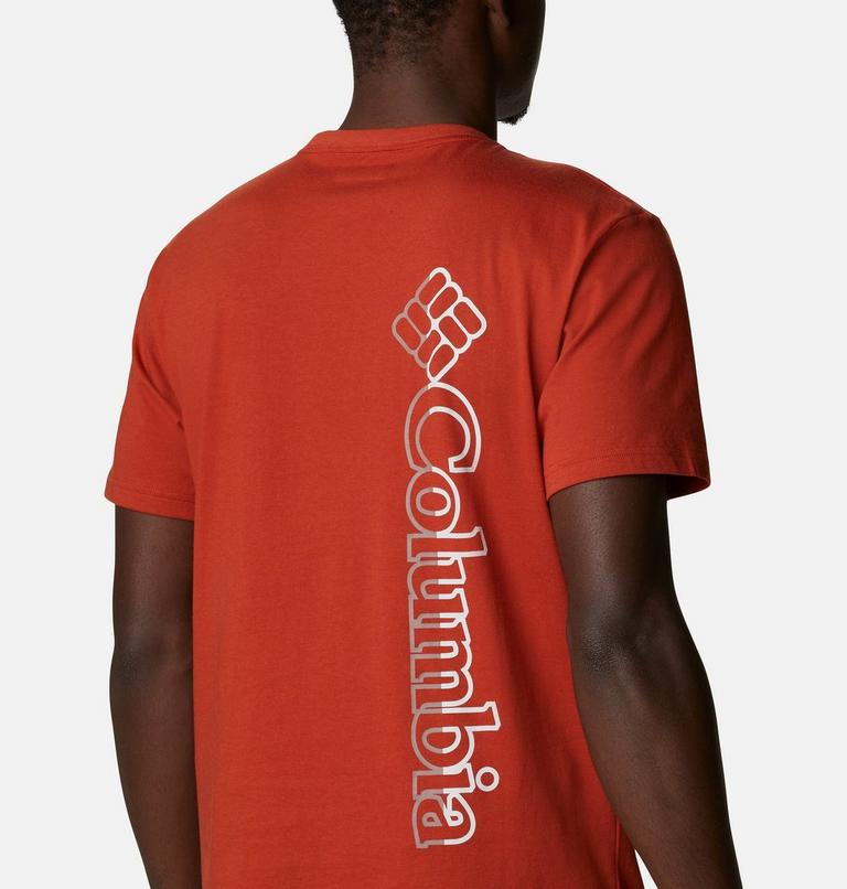 Men’s CSC Basic Logo T-Shirt, Color: Dark Sienna Vertical, image 5