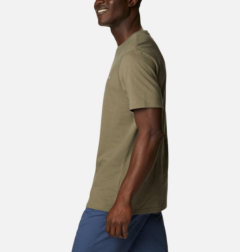 Men’s CSC Basic Logo T-Shirt, Color: Stone Green Vertical, image 3
