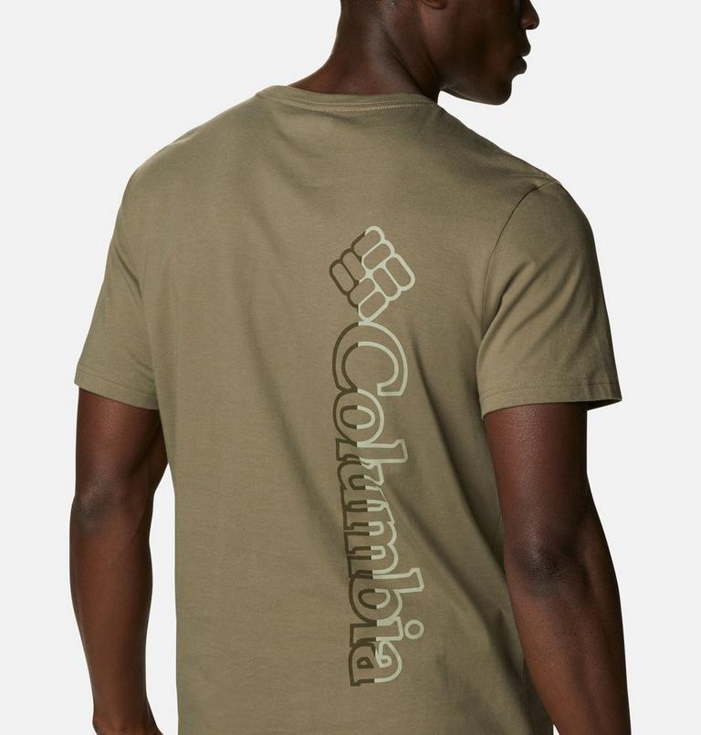 Men’s CSC Basic Logo T-Shirt, Color: Stone Green Vertical, image 5